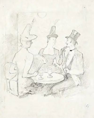 Café-Concert à Montmarte Henri de Toulouse-Lautrec